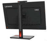 LENOVO ThinkVision T24mv 23.8"/24" FHD USB-C Docking IPS Monitor Height Adjust Tilt Swivel Pivot Webcam Daisy Chain DP HDMI LAN 4xUSB3.2 Hub Speakers