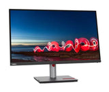 LENOVO ThinkVision T27h-30 27" QHD IPS USB-C Monitor 2K 2560x1440 Height Adjustable Tilt Swivel Pivot 4xUSB3.2 Hub USB-C DP HDMI RJ45 Audio 3yr wty