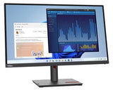 LENOVO ThinkVision T27P-30 27" UHD USB-C Monitor 4K 3840x2160 16:9 Height Adjustable Tilt Swivel Pivot DP HDMI USB-C 3xUSB3.2 Hub 3yr