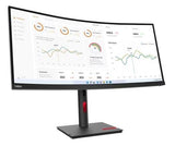 LENOVO ThinkVision T34w-30 34" WQHD Monitor 1500R Curve 4K 3440x1440 21:9 Height Adjustable Tilt and Swivel DP HDMI USB-C input LAN 4xUSB3.2 Hub 3yr