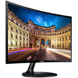 Samsung F390 23.8"/24" 60Hz FreeSync FHD Curved Monitor 1920x1080 16:9 5ms D-Sub HDMI Tilt Adjust VESA Game Mode Flicker Free