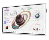 Samsung 75" Flip Pro WMB 4K UHD Interactive E-Board Smart Digital FlipChart Display InGlass Multi-Touch Writing Drawing Video Call App HDMI USB-C LAN