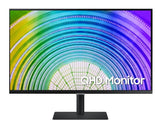 Samsung S6U 32" 2K QHD 75Hz FreeSync HDR10 USB-C Monitor 5ms Height Adjust Tilt Swivel Pivot LAN DisplayPort HDMI 3xUSB-A VESA PiP PbP