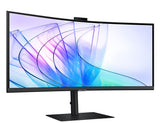 Samsung 34" ViewFinity S65VC UWQHD Ultra 3440x1440 1000R 5ms VA Curved DP HDMI Headphone USB-C LAN HAS Tilt Swivel Business IR Camera Monitor