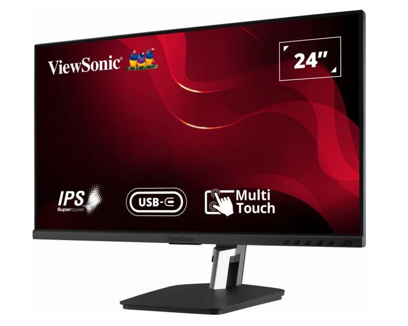 ViewSonic 24” TD2455 In-Cell 10 Point Touch Monitor with USB Type-C Input and Advanced Ergonomics, POS, Education. Shopping Centre, Real Estate, TAB