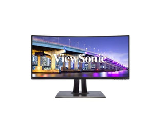 ViewSonic 34" ColorPro 100% sRGB Professional Designer. 3440 x 1440, USB-C and Hub, 3.5mm Audio, DP, HDMI 2.0. VP3481 Monitor