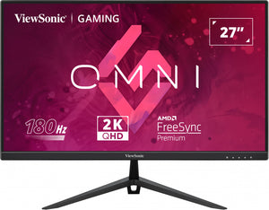 ViewSonic VX2728-2K 27" 2K QHD 2560 x 1440, 0.5ms, 180hz Super Clear IPS, HDR10, DP, HDMI, Adaptive Sync, VESA, Speakers Office & Gaming Monitor