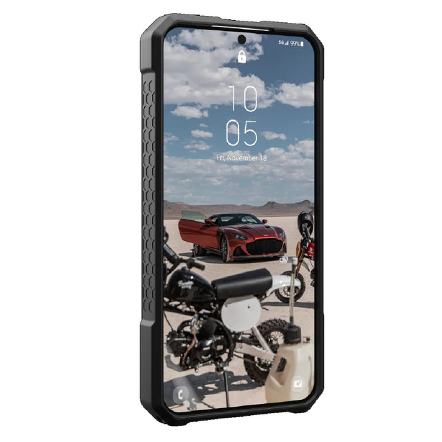 UAG Monarch Kevlar Samsung Galaxy S24 Ultra 5G (6.8") Rugged Case - Black (214415113940), 20 ft. Drop Protection(6M),Multiple Layers,10 Years Warranty