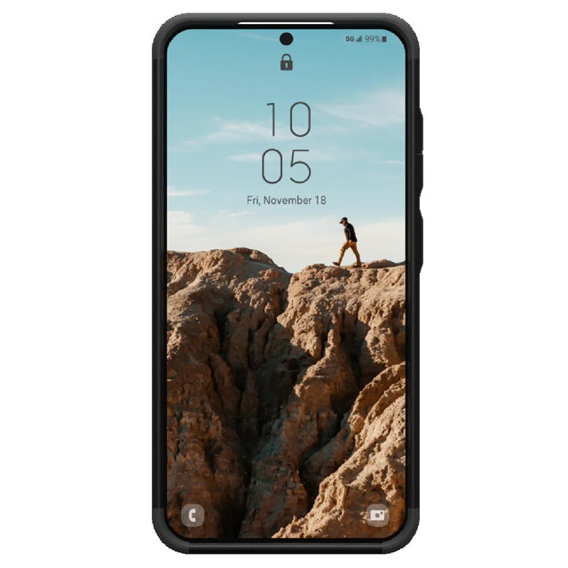 UAG Civilian Samsung Galaxy S24 5G (6.2") Rugged Case - Black (214437114040), 20ft. Drop Protection (6M), Raised Screen Surround,10 Years Warranty