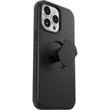 (LS) OtterBox OtterGrip Symmetry MagSafe Apple iPhone 14 Pro Max Case Black - (77-89363), DROP+ 3X Military Standard, Integrated Grip, 7 Years Warrant