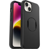 OtterBox OtterGrip Symmetry MagSafe Apple iPhone 14 / iPhone 13 Case Black - (77-89851),Antimicrobial,DROP+ 3X Military Standard,Integrated Grip,Sleek