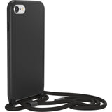 OtterBox React Necklace Apple iPhone SE (3rd & 2nd Gen) and iPhone 8/7 Case Black - (77-92273), DROP+ Military Standard, Detachable Nylon Rope