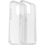 OtterBox Symmetry Apple iPhone 15 Pro (6.1") Case Stardust (Clear Glitter) - (77-92642), Antimicrobial,DROP+ 3X Military Standard,Raised Edges