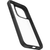 OtterBox React Apple iPhone 15 Pro (6.1") Case Black Crystal (Clear/Black) - (77-92753), Antimicrobial, DROP+ Military Standard, 7 Years Warranty