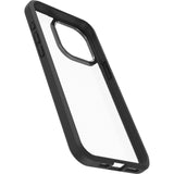 OtterBox React Apple iPhone 15 Pro Max (6.7") Case Black Crystal (Clear/Black) - (77-92783), Antimicrobial,DROP+ Military Standard, 7 Years Warranty