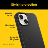 OtterBox Symmetry+ MagSafe Apple iPhone 15 Pro (6.1") Case Black - (77-92836), Antimicrobial, DROP+ 3X Military Standard, Raised Edges