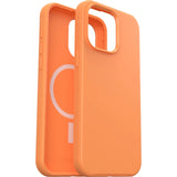 OtterBox Symmetry+ MagSafe Apple iPhone 15 Pro Max (6.7") Case Sunstone (Orange) - (77-92909), Antimicrobial,DROP+ 3X Military Standard,7 Yrs