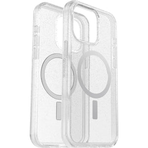 OtterBox Symmetry+ MagSafe Apple iPhone 15 Pro Max (6.7") Case Stardust (Clear Glitter) - (77-93089), Antimicrobial,DROP+ 3X Military Standard,7 Yrs