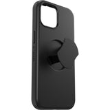 OtterBox OtterGrip Symmetry MagSafe Apple iPhone 15 Plus / iPhone 14 Plus (6.7") Case Black - (77-93152), Antimicrobial,DROP+ 3X Military Standard