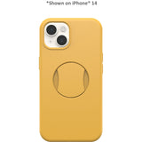 OtterBox OtterGrip Symmetry MagSafe Apple iPhone 15 Pro Max (6.7") Case Aspen Gleam 2.0 (Yellow) - (77-93184), Antimicrobial