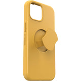 OtterBox OtterGrip Symmetry MagSafe Apple iPhone 15 / iPhone 14 / iPhone 13 (6.1") Case Aspen Gleam 2.0 (Yellow) - (77-93203),DROP+ 3X Military