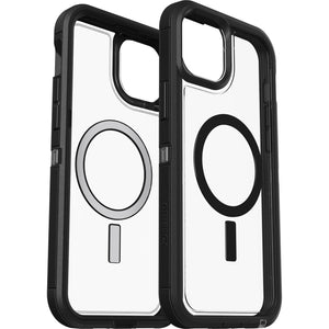 OtterBox Defender XT MagSafe Apple iPhone 15 Pro Max (6.7") Case Dark Side (Clear / Black) - (77-93313),DROP+ 5X Military Standard, 7 Years Warranty