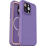 OtterBox Fre MagSafe Apple iPhone 15 Pro Max (6.7") Case Rule of Plum (Purple) - (77-93431), DROP+ 5X Military Standard,2M WaterProof,7 Years Warranty