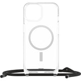 OtterBox React Necklace MagSafe Apple iPhone 15 (6.1") Case Clear - (77-93592), DROP+ Military Standard, Detachable Nylon Rope, Hard Case,7 Yrs