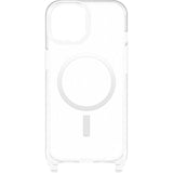 OtterBox React Necklace MagSafe Apple iPhone 15 (6.1") Case Clear - (77-93592), DROP+ Military Standard, Detachable Nylon Rope, Hard Case,7 Yrs