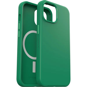 OtterBox Symmetry+ MagSafe Apple iPhone 15 / iPhone 14 / iPhone 13 (6.1") Case Green Juice (Green) - (77-94032),Antimicrobial