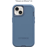 OtterBox Defender Apple iPhone 15 / iPhone 14 / iPhone 13 (6.1") Case Baby Blue Jeans (Blue) - (77-94046), DROP+ 4X Military Standard,Included Holster