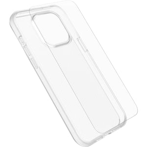 OtterBox React Case with Screen Protector Apple iPhone 15 Pro Max (6.7") Clear - (78-81237), DROP+ Military Standard,2X Anti-Scratch,2 Years Warranty