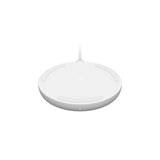 Belkin BoostCharge 10W Wireless Charging Pad + Cable (1.2M) (Wall Charger Not Included) - White(WIA001btWH),Qi-Compatible,Flat,Non-Slippery,Fast,2YR