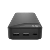 Cygnett ChargeUp Boost 3rd Gen 20K mAh Power Bank - Black (CY4345PBCHE), 1x USB-C(15W),2x USB-A(12W),15cm USB-C Cable,Digital Display,Charge 3 Devices