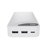 Cygnett ChargeUp Boost 3rd Gen 20K mAh Power Bank - White (CY4348PBCHE), 1x USB-C(15W),2x USB-A(12W),15cm USB-C Cable,Digital Display,Charge 3 Devices