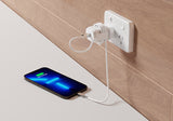 Cygnett PowerMaxx 30W CoolMOS USB-C Wall Charger - White (CY4121PDWLCH), Super Fast, Best for Phones/Tablets/Earbuds,Travel,Palm-Size,Cable Management