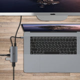 Cygnett Unite PocketMate 6-in-1 USB-C Multiport Hub Adapter Dock 2xUSB-A 3.0 1xUSB-C 100W PD 1x4K HDMI 1xSD 1xMicro SD High-Speed Data Transfer