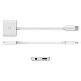 Cygnett Essentials USB-C to 3.5MM Audio & USB-C Female Fast Charge Adapter - White (CY2866PCCPD), Wide- Ranging compatibility, 2 Years Warranty