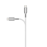 Cygnett Armoured USB-C to USB-C (2.0) Cable (1M) - White (CY2693PCTYC), Samsung Galaxy,Apple iPhone,iPad,MacBook,Google,OPPO,Nokia,Laptop,5 Yr. WTY.