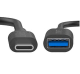 Cygnett Essentials USB-C Male To USB-A Female (10CM) Cable Adapter -Black(CY3313PCUSA),5GBPS Fast Data Transfer,Compact, Lightweight, Easy to Use