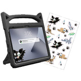 Cygnett Let's Go Benjamin Bat Apple iPad (10.9") (10th Gen) Case - Black (CY4446CYIPD), Drop Resistant, Included Screen Protector & Sticker Sheet