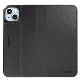 Cygnett UrbanWallet Apple iPhone 15 Plus (6.7") Leather Wallet Case - Black (CY4591URBWT), 360° Protection, Multi-Angle, 2x Card Slots, 4FT DropProof