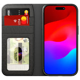 Cygnett UrbanWallet Apple iPhone 15 Pro (6.1") Leather Wallet Case - Black,360° Protection,Multi-Angle,2x Card Slots,4FT DropProof,2 Years Warranty