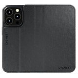 Cygnett UrbanWallet Apple iPhone 15 Pro (6.1") Leather Wallet Case - Black,360° Protection,Multi-Angle,2x Card Slots,4FT DropProof,2 Years Warranty