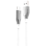 Cygnett Armoured USB-C to USB-A (2.0) Cable (3M) - White (CY4686PCUSA), 3A/60W, Braided, 480Mbps Transfer, Fast Charge,Best for Laptop,5 Yr. WTY.