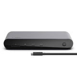 Belkin Connect Pro Thunderbolt 4 Dock - Space Grey (INC006auSGY),4xUSB-A 1xSD 1xAudio 1xThunderbolt 1xGB Ethernet Dual Display 90W PD Docking Station