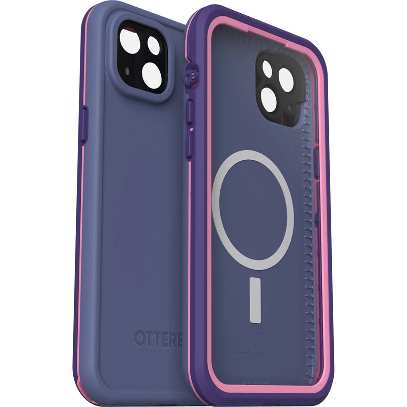 OtterBox FRE Magsafe Apple iPhone 14 Plus Case Purple - (77-90171), DROP+ 5X Military Standard,2M WaterProof,Built-In Screen Protector,7 Yrs