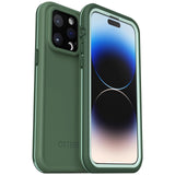 OtterBox FRE Magsafe Apple iPhone 14 Pro Max Case Green -(77-90176),DROP+ 5X Military Standard,2M WaterProof,Built-In Screen Protector,360° Protection