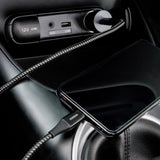 OtterBox USB-C 72W Triple Port Premium Pro Fast Car Charger - Black (78-80899), 1x USB-A (12W), 2x USB-C 30W (60W Shared), Intelligent, Safe Charging