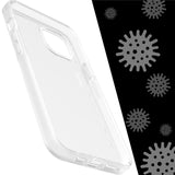 (LS) OtterBox Symmetry Clear Apple iPhone 14 Plus Case Clear - (77-88581), Antimicrobial, DROP+ 3X Military Standard, Raised Edges, 7 Years Warranty